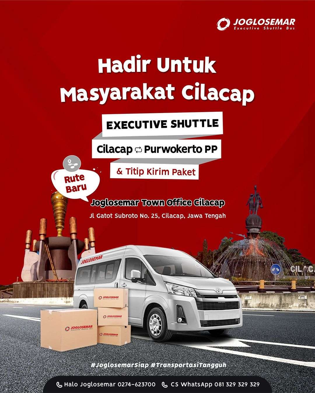 Joglosemar Hadir Ruter Purwokerto - Cilacap