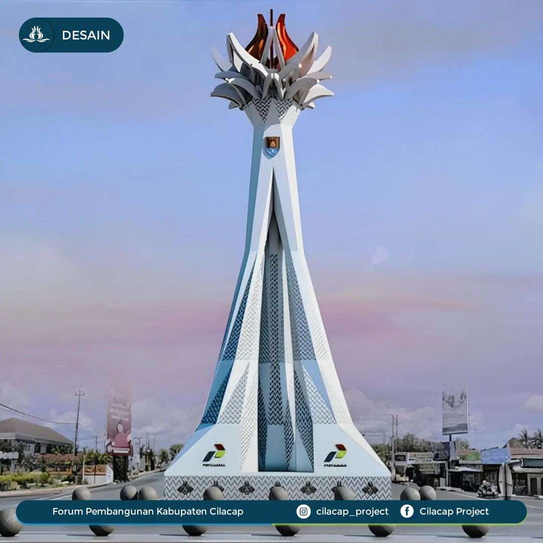 Desain Baru Dari Tugu Lilin Cilacap