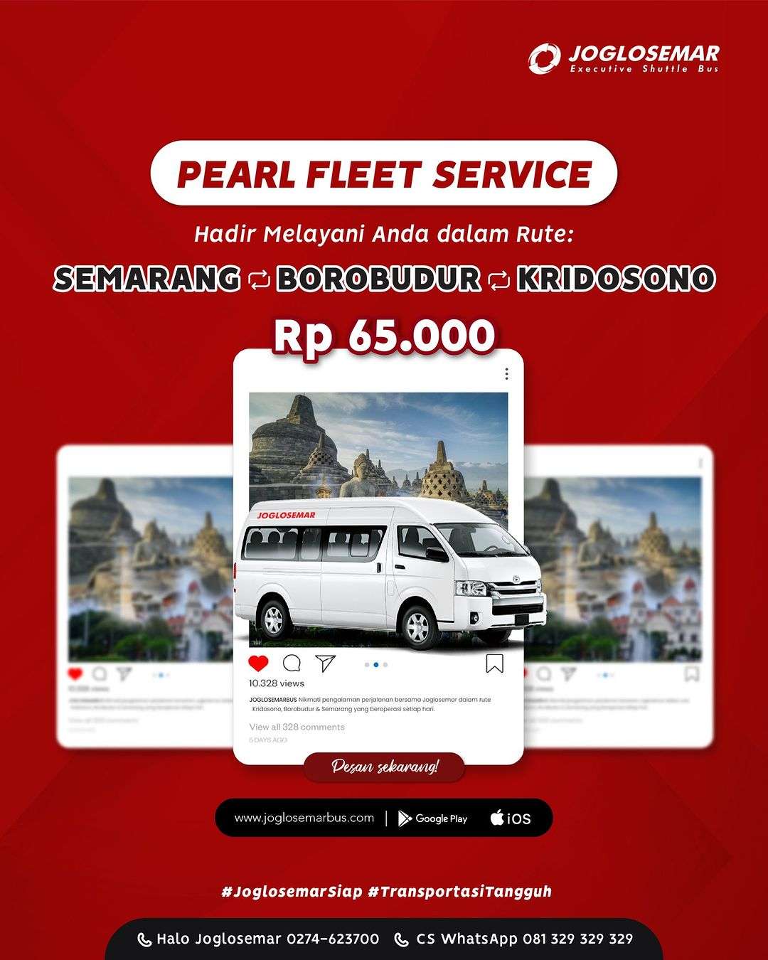 Promo Dari Joglosemar Untuk Rute Kridosono - Semarang