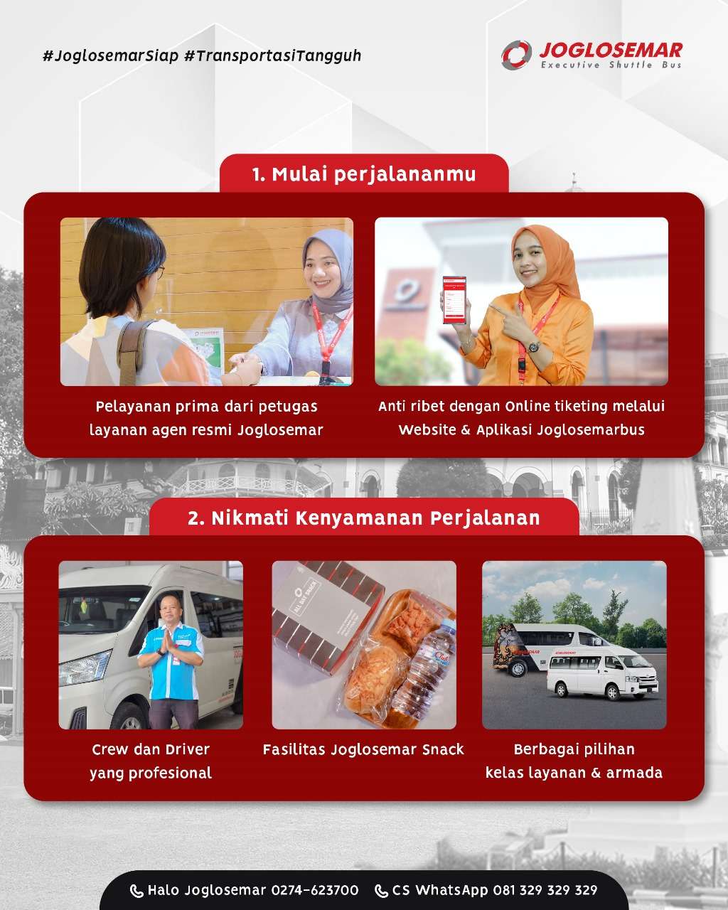 Nikamti Setiap Layanan dan Service Selama Perjalanan Bersama Joglosemar