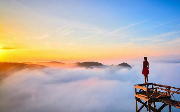 sunrise di Bukit Panguk Kediwung Jogja