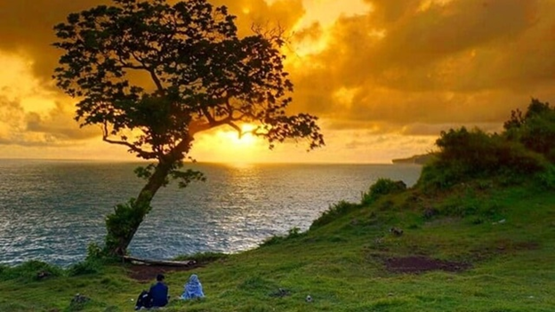 sunrise di Pantai Kesirat jogja