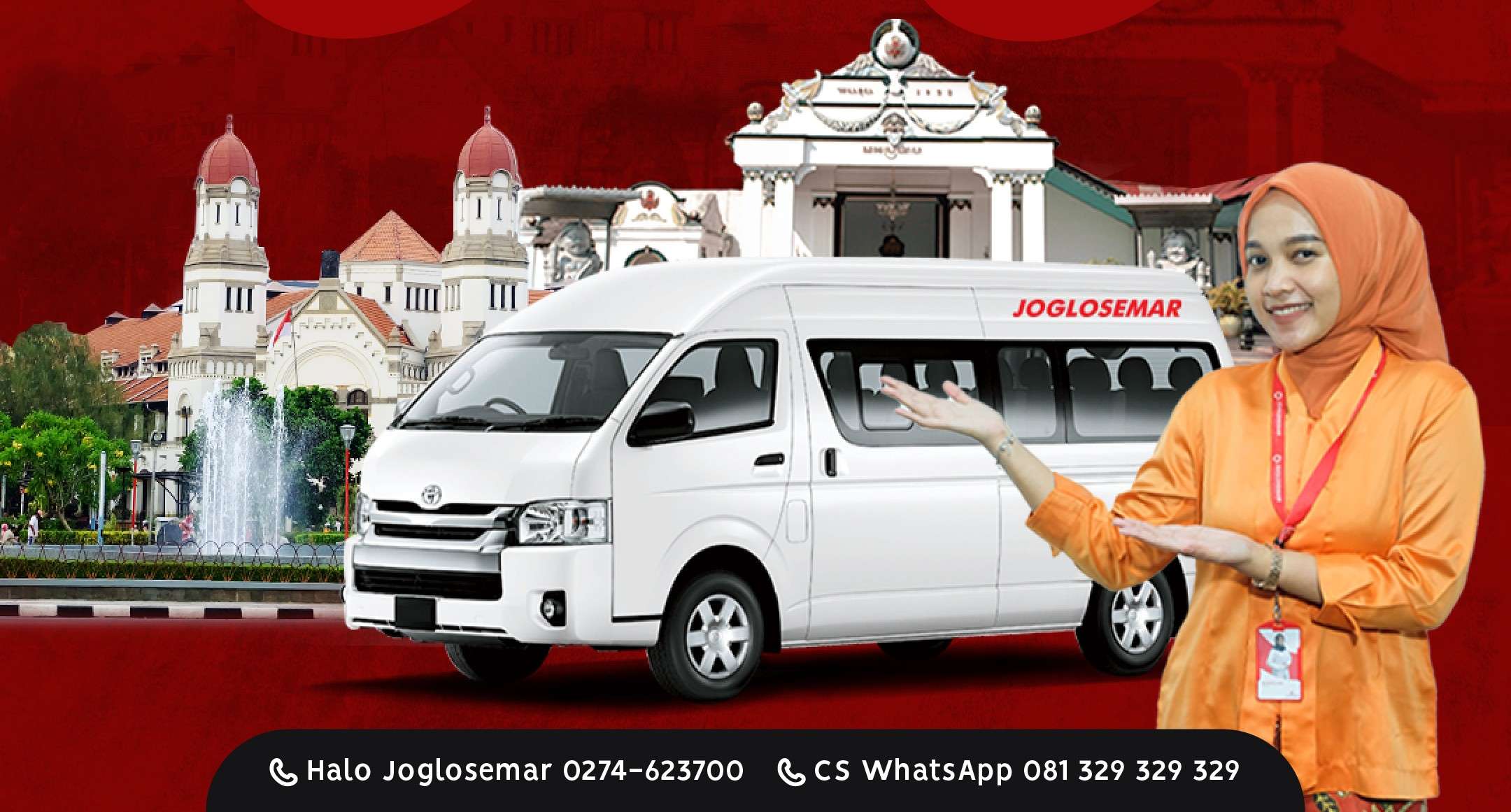 Joglosemar bus Transportasi Hemat di jogja